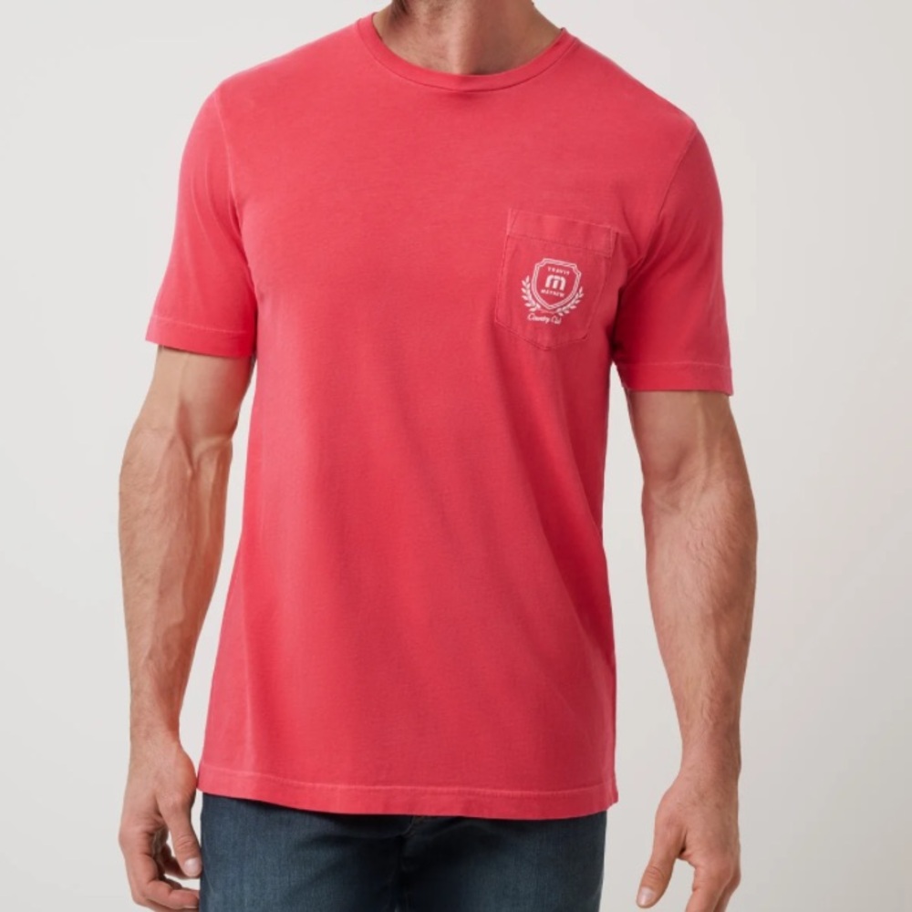 Travis Mathew Local Favorite 2.0 Tee Red NWT